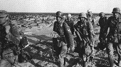 German troops move to positions around El Alamein.